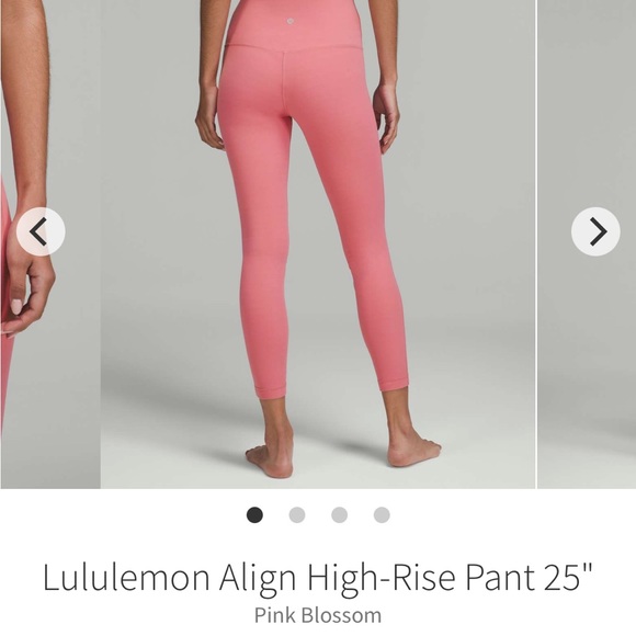 🆕 PINK BLOSSOM - NWT lululemon align high-rise HR pant 25" size 6 - Picture 6 of 9